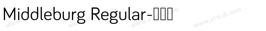 Middleburg Regular字体转换